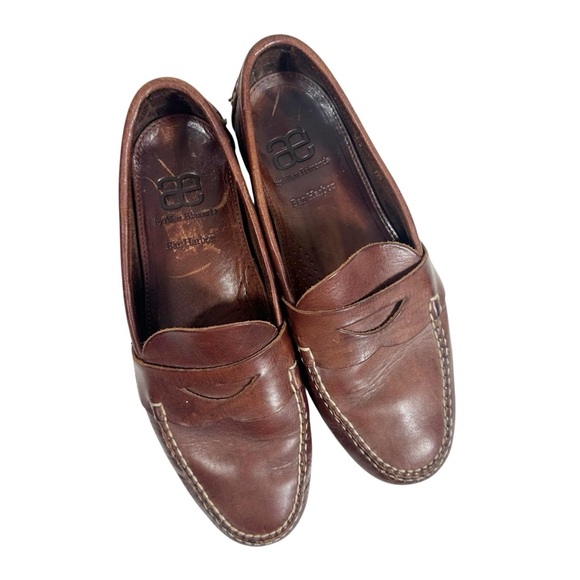 ALLEN EDMONDS Bar Harbor Men\'s 8.5 Dark Brown Leather Penny Loafters main image 6
